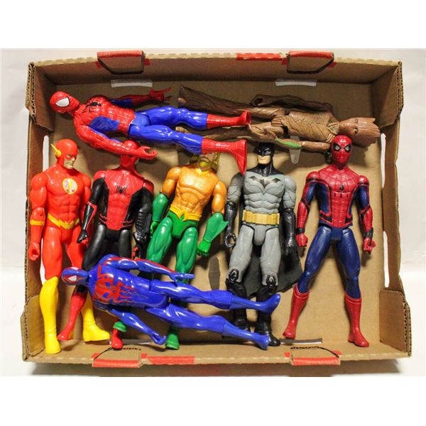 12" TALL DC UNIVERSE CHARACTERS PLUS GROOT