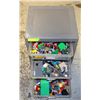 Image 1 : LEGO 3 DRAWER STORAGE BIN FULL OF LEG0