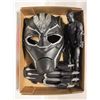 Image 1 : KIDS ANIMATED BLACK PANTHER MASK WITH GLOVE AND