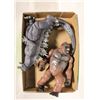 Image 1 : LARGE SIZED GODZILLA AND ACTION FIGURES