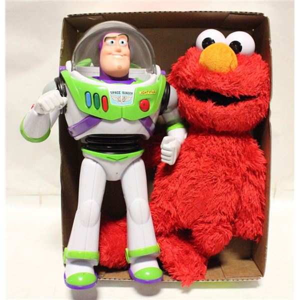 BUZZ LIGHT YEAR AND TICKLE ME ELMO