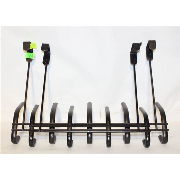 PAIR OF QUALITY DOOR TOP HANGER RACKS
