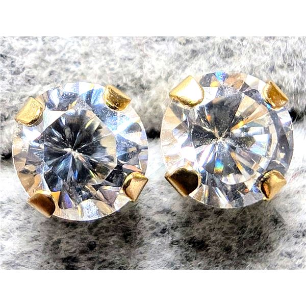 14K CZ EARRINGS