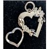 Image 1 : SILVER 2 HEART PENDANT