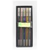Image 1 : NEW 5 PAIRS FIBERGLASS CHOP STICKS