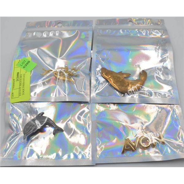 ESTATE BROOCHES TOGETHER-ESTATE