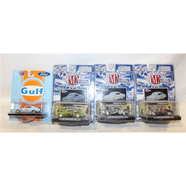 M2 DIECAST MODELS - (3) CLEARLY AUTHENTICS