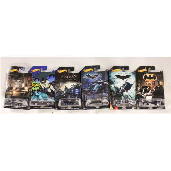 2014 HOT WHEELS BATMAN 6 PEICE MOVIE