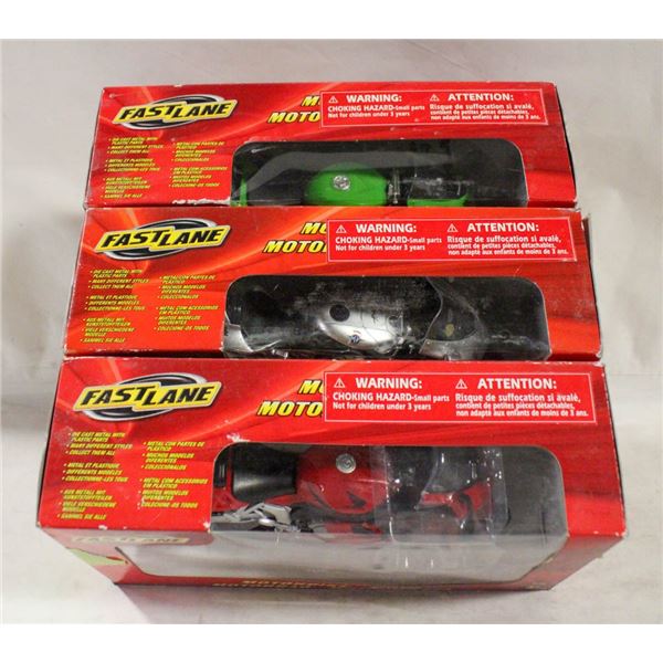 FASTLANE HONDA, KAWASAKI 1:12 DIECAST