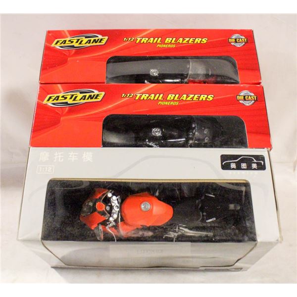 FASTLANE KTM, KAWASAKI 1:12 DIECAST