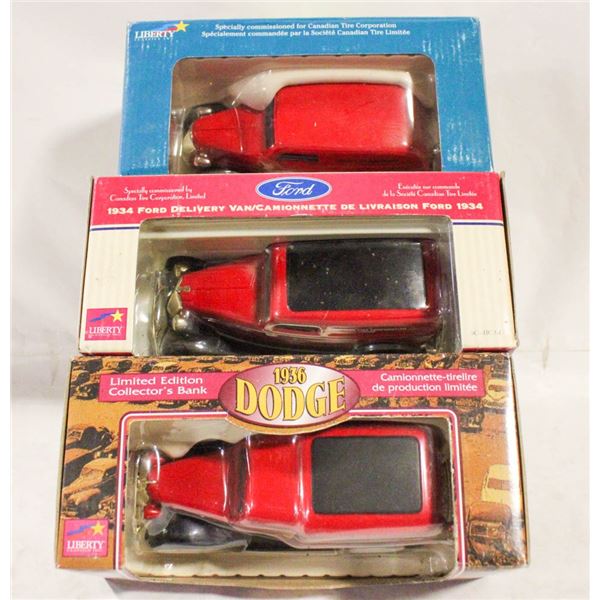 LIBERTY 1934 FORD, 1937 CHEVY, 1936 DODGE