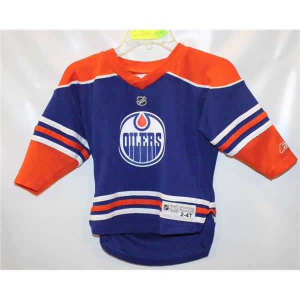 OILERS EBERLE #14 JERSEY SIZE 2T-4T