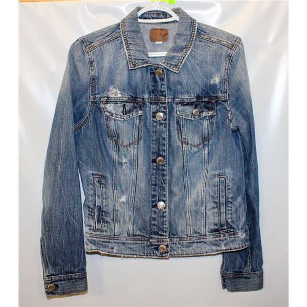 LADIES L AMERICAN EAGLE JEAN JACKET