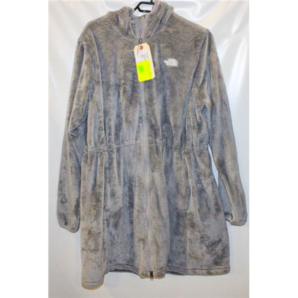 WOMEN'S NORTH FACE F/Z FLEECE GREY SIZE XXL