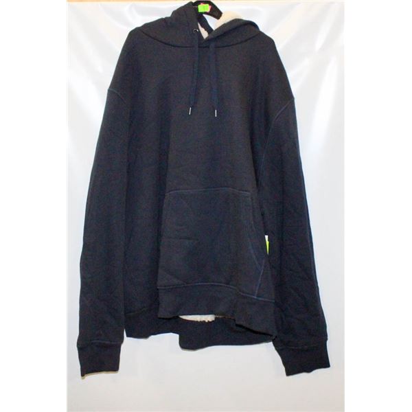NEW AMAZON ESSENTIALS XXL BLUE FUR LINED HOODIE