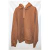 AMAZON ESSENTIALS LARGE BROWN FUR LINED HOODIE