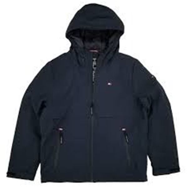 NEW TOMMY HILFIGER MEDIUM DARK BLUE RAIN JACKET