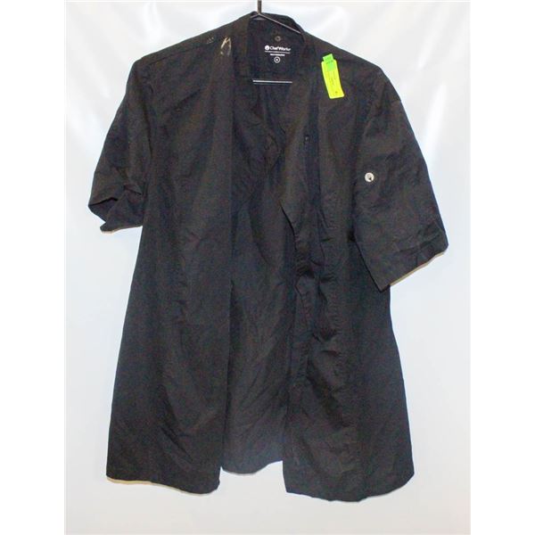 CHEF WORKS XL BLACK EXECUTIVE CHEF JACKET