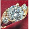 10K(2.56G), LAB DIAMOND (1.4CT) RING