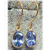 14K(0.65G), TANZANITE (1.8CT) EARRING