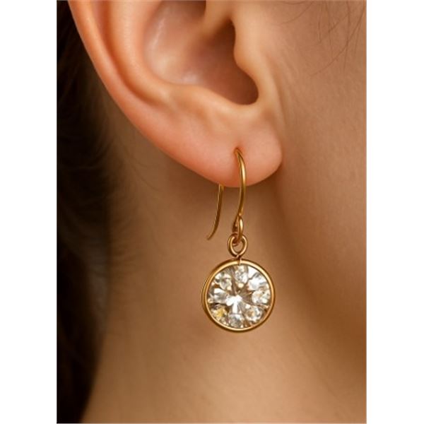 10K MOISSANITE (1.6CT) EARRING