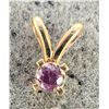 14K LAB PINK DIAMOND (0.03CT) PENDANT