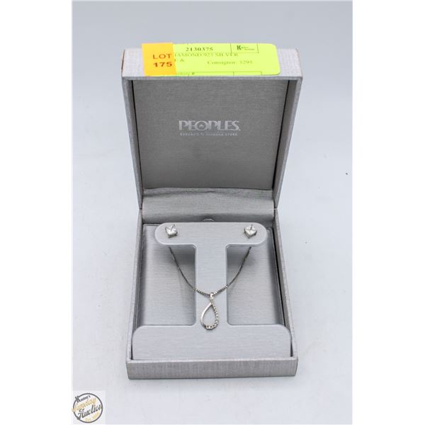 ESTATE 925 SILVER NECKLACE &