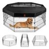 Image 1 : NEW W BOX PJYUCIEN DOG PLAYPEN METAL FOLDABLE