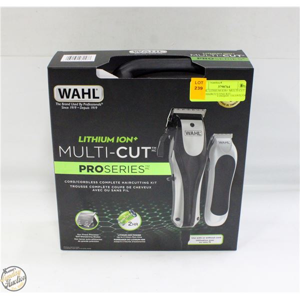WAHL LITHIUM ION+ MULTI-CUT PRO HAIRCUTTING KIT