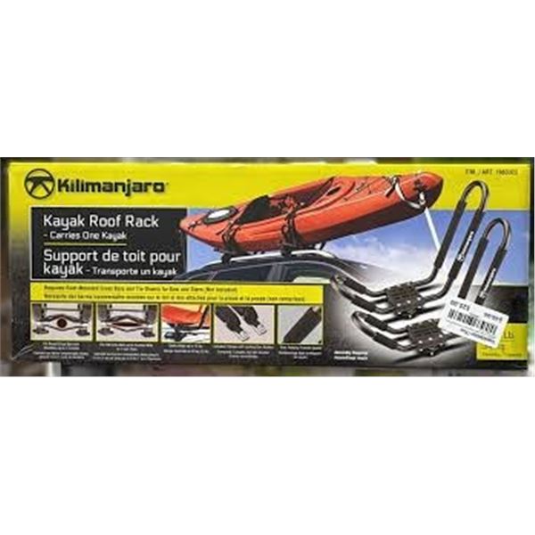 NEW KILIMANJARO KAYAK ROOF RACK CARRIES ONE