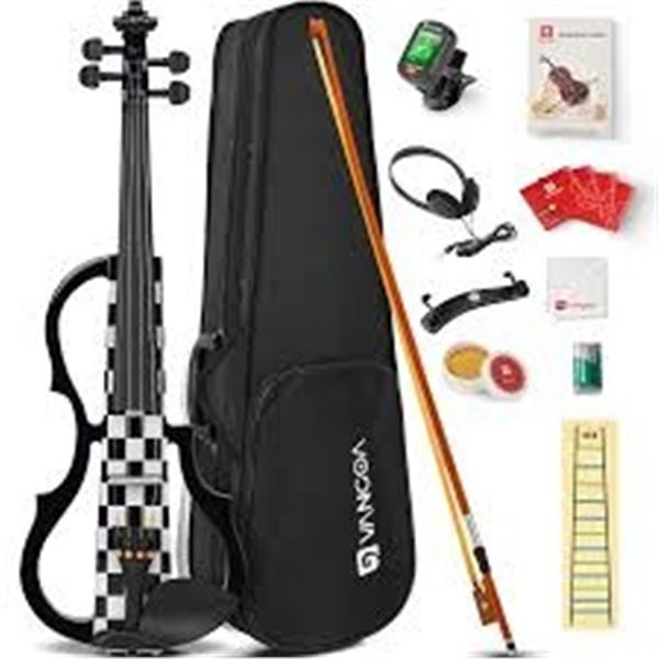 BRAND NEW VANGOA LEFT HANDED ELECTRIC VIOLIN