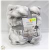 Image 1 : LUXE FAUX FUR THROW BLANKET 60 X 70"