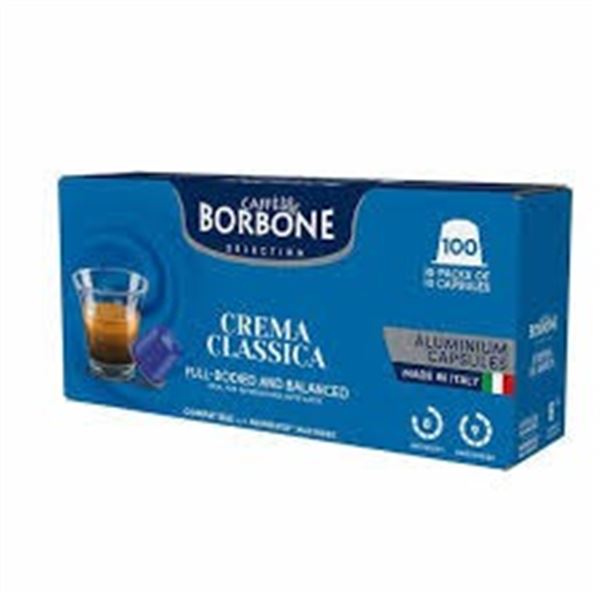 100 CAPSULES CAFFE BORBONE CREMA CLASSICA