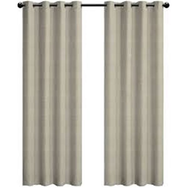 BRAND NEW SUN BLK TOTAL BLACKOUT 2 PANELS 52X90"