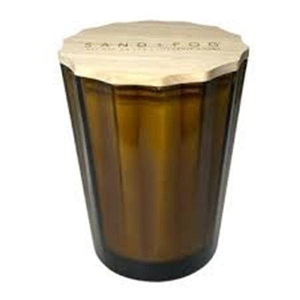 NEW 1.6KG SAND + FOG TEAK TOBACCO SCENTED CANDLE
