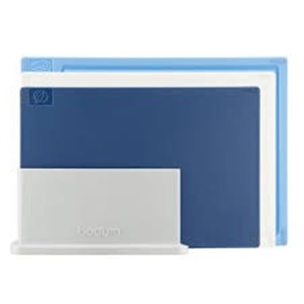 NEW BODUM BISTRO CUTTING BOARDS W HOLDER