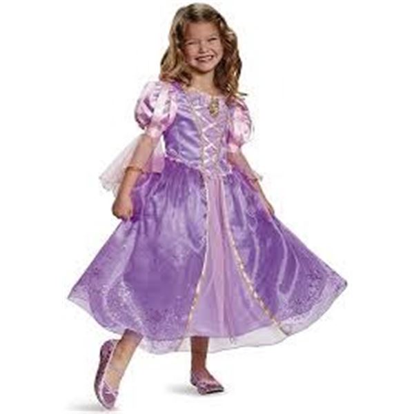 NEW DISNEY PRINCESS PRESTIGE CHILD COSTUME XS 3-4