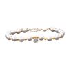 Image 3 : GRA CERTIFIED MOISSANITE PEARL BRACELET