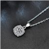 Image 2 : 1 CT GRA CERTIFIED ROUND BRILLIANT 925S NECKLACE