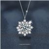 Image 1 : 1 CT GRA CERTIFIED ROUND BRILLIANT 925S NECKLACE