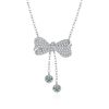 Image 5 : GRA CERTIFIED TASSEL BOW DESIGN ROUND BRILLIANT