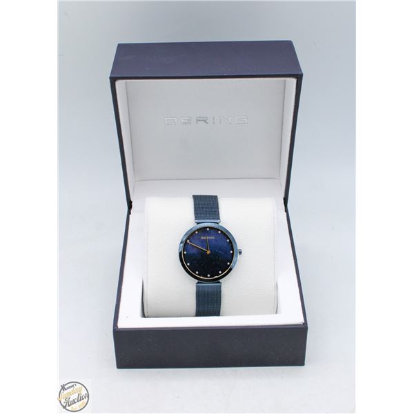 NEW LADIES BERING WATCH, 33MM CASE