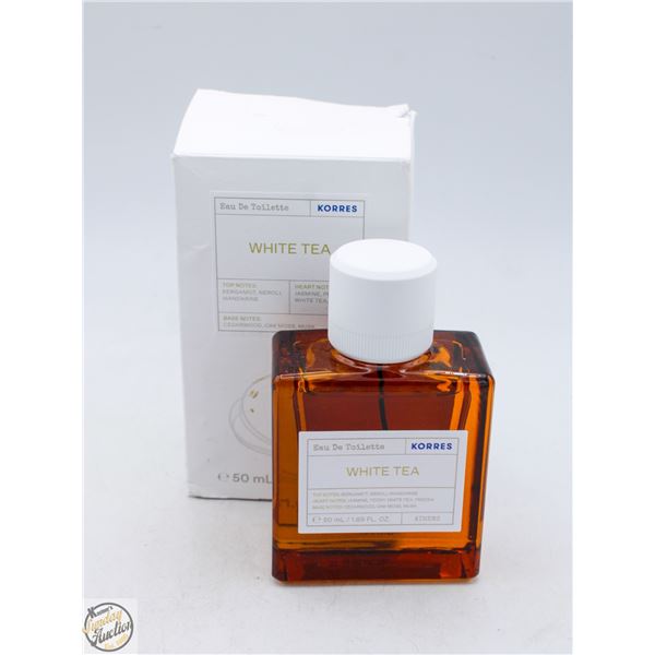KORRES WHITE TEA 50ML EAU DE TOILETTE, MADE IN