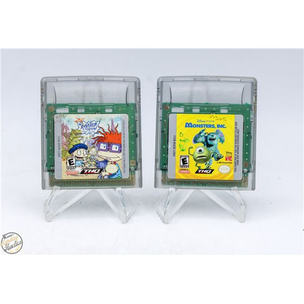 PAIR OF ORIGINAL GAMEBOY COLOR GAMES