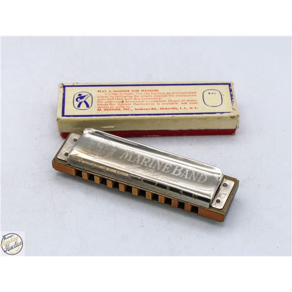 VINTAGE HOHNER MARINE BAND HARMONICA