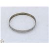 Image 1 : STERLING SILVER BANGLE, 2 5/8 IN DIAMETER
