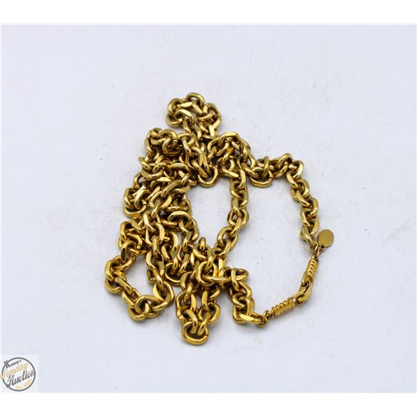 VINTAGE ROGET NECKLACE, 38 INCH LONG