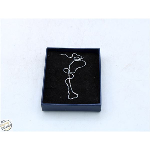 SILVER 925 NECKLACE, 17.5 IN LONG