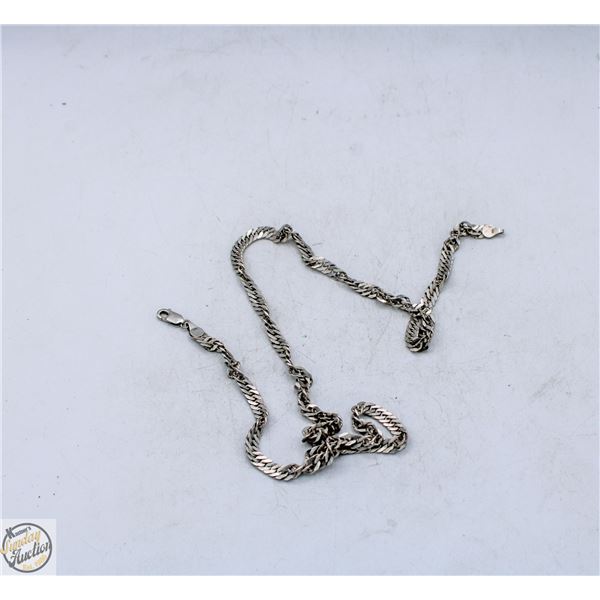 MEN'S SILVER 925 NECKLACE, 21 IN LONG, 5MM WIDE