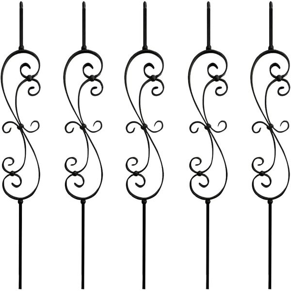 NEW 55"L TITANCA STAIRCASE IRON BALUSTERS 5PK